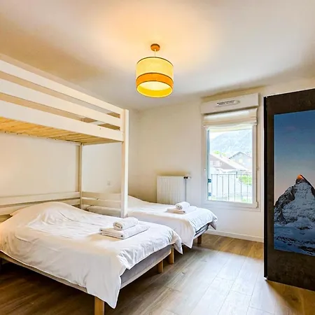 For 6 People With Balcony & Parking Apartamento Saint-Gervais-les-Bains